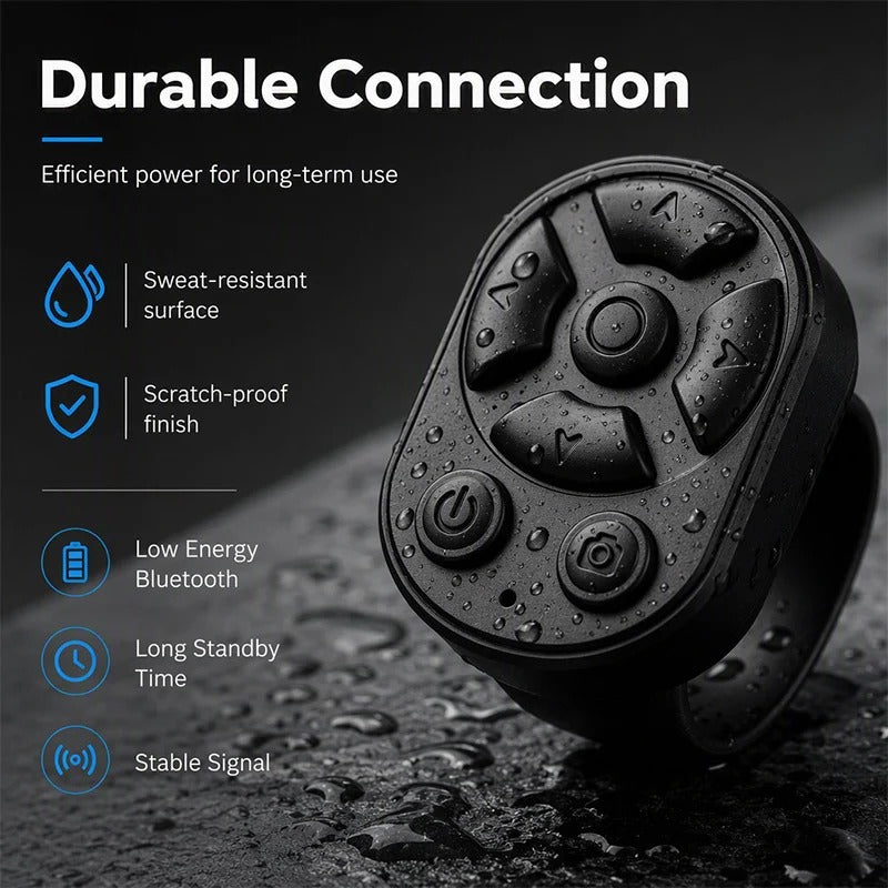 Multifunctional Bluetooth Ring Remote Control