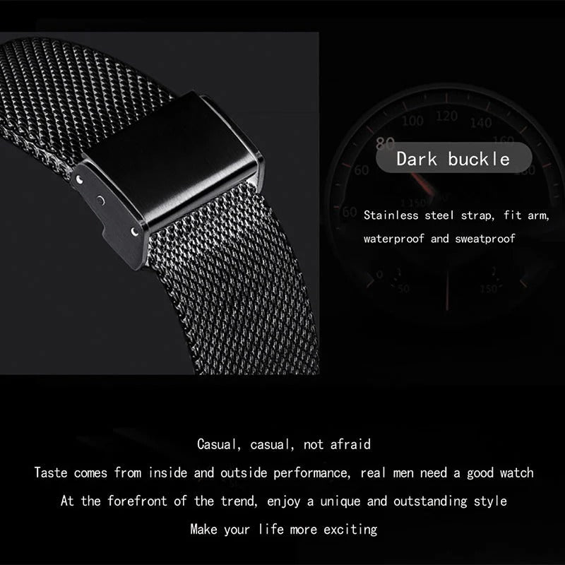 Men's Minimalist Waterproof Quartz Watch⌚