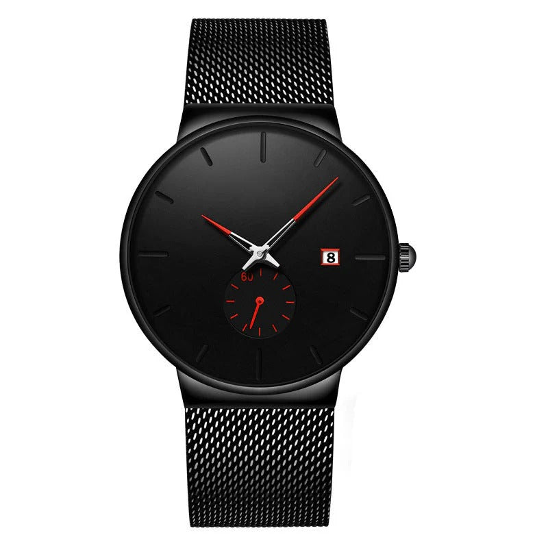 Men's Minimalist Waterproof Quartz Watch⌚