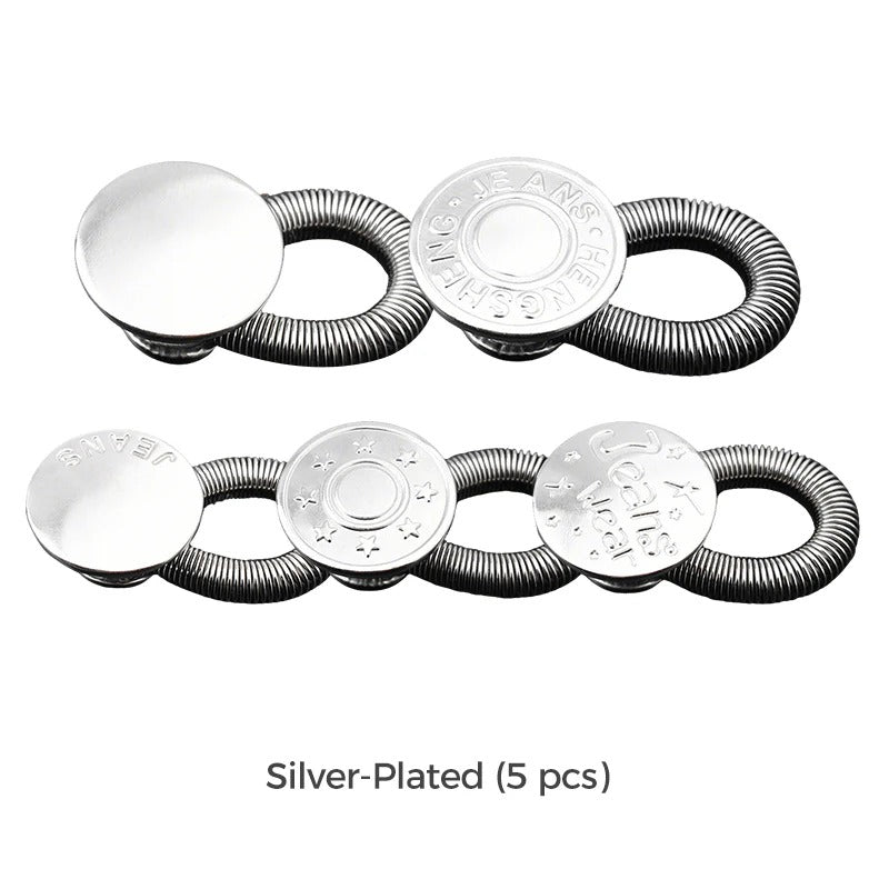 👖👖Spring-Loaded Metal Waist Extender Button for Jeans
