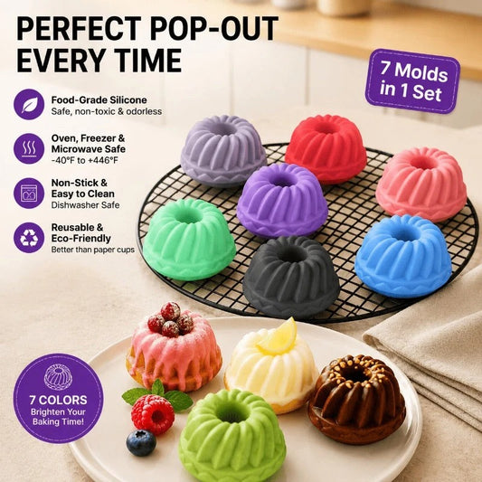 Non-Stick Silicone Baking Cups