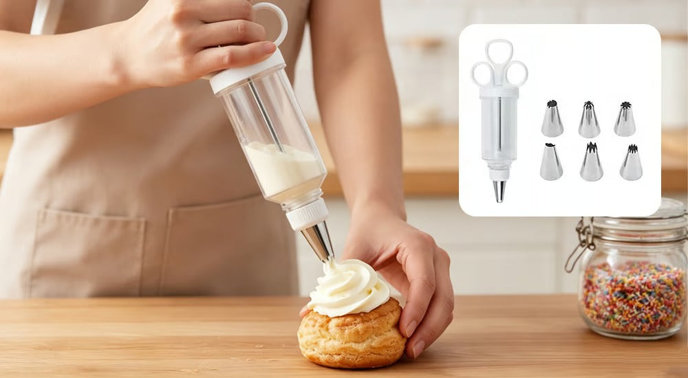 Cream Piping Nozzle Set
