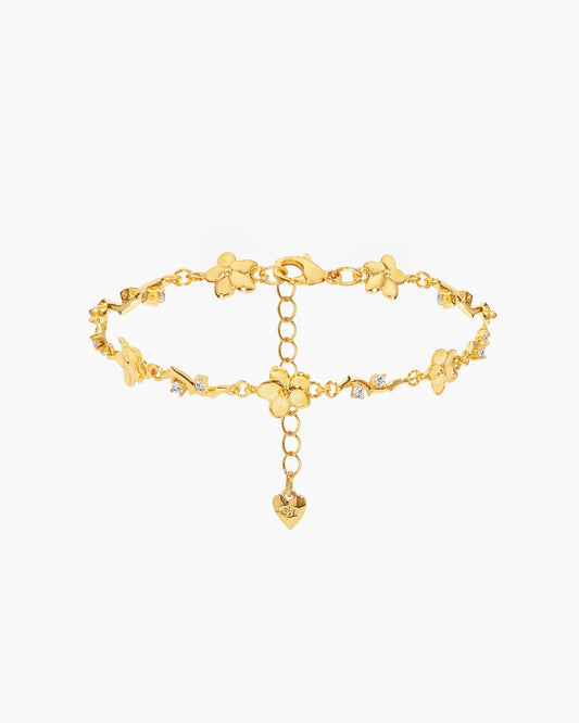 Ivy Floral Bracelet