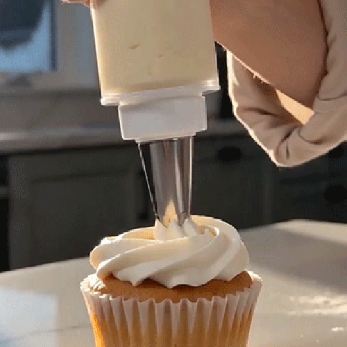 Cream Piping Nozzle Set