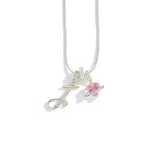 Elegant Initial Heart Charm Necklace