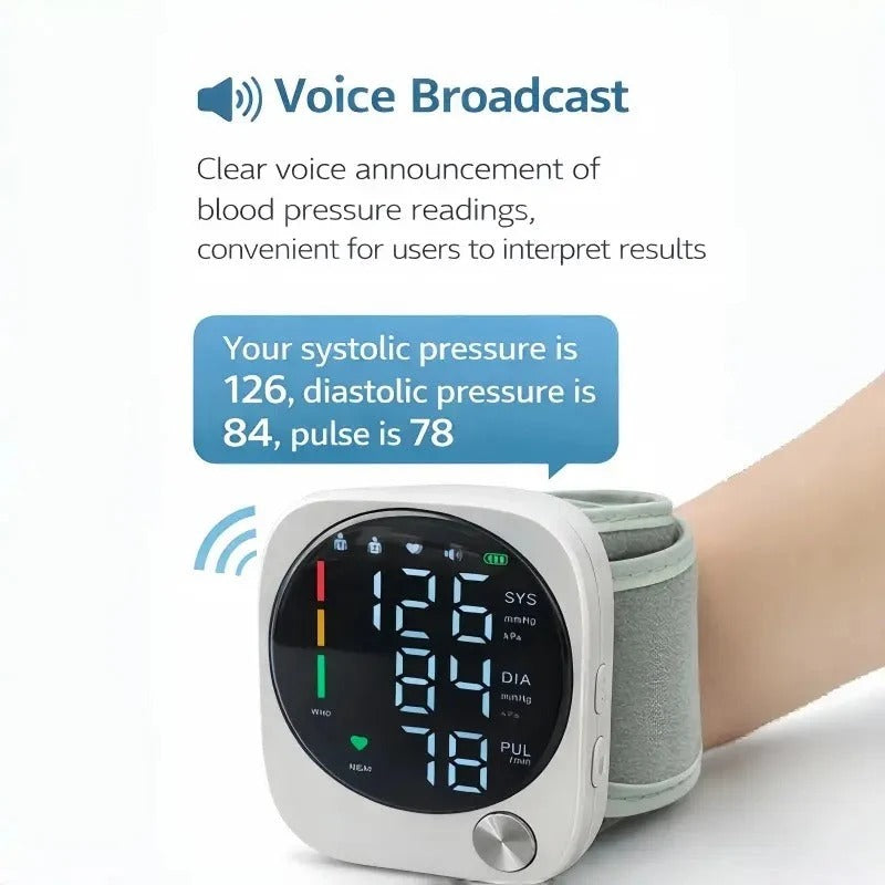 Voice Broadcast Wrist Monitor