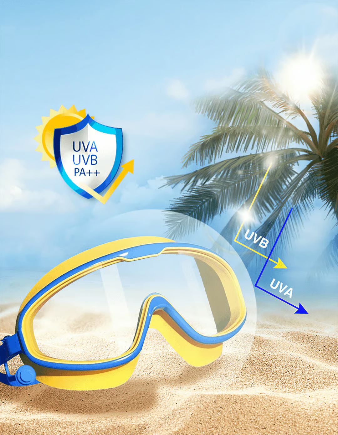Kids' HD Diving Goggles Waterproof & Anti-Fog