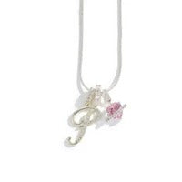 Elegant Initial Heart Charm Necklace