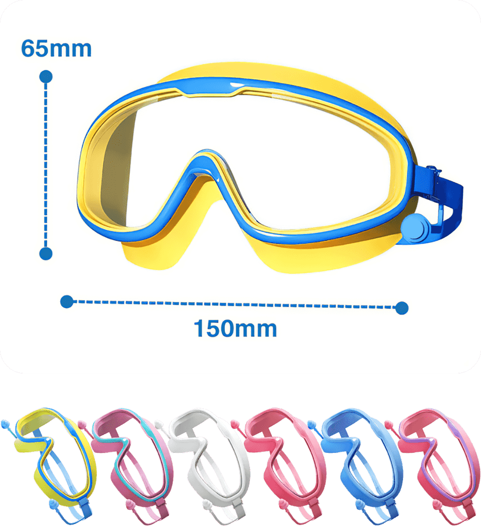 Kids' HD Diving Goggles Waterproof & Anti-Fog