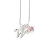 Elegant Initial Heart Charm Necklace