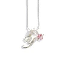 Elegant Initial Heart Charm Necklace